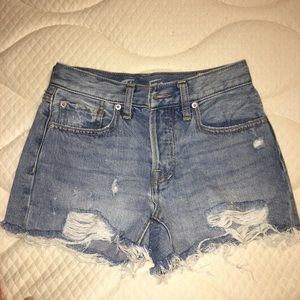Free people denim shorts